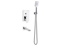 Valvex System prysznicowa podtynkowa Remo czarny