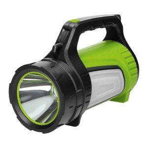 Zielona i czarna latarka ręczna t.b.t.