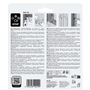 Tesamoll uszczelka okienna/drzwiowa I-profil, biała uszczelka piankowa do szczelin 1-3,5 mm.