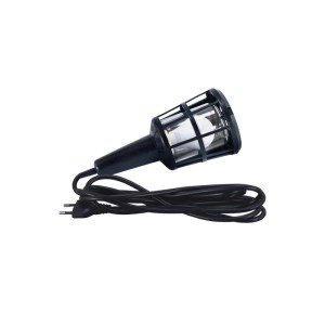 Struhm Lampa warsztatowa ERNEST 1xE27 60W czarna