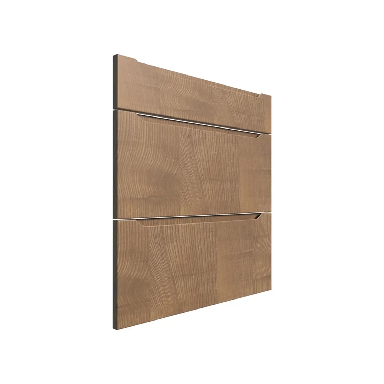 Trzy fronty do szafki z szufladami Salerno 60 cm Tobacco mat