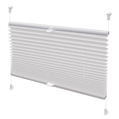 Roleta plisowana VERONA biała 80 cm x 150 cm
