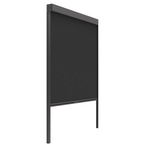 Markiza manualna LUXE antracyt do pergoli 3 x 3 x 2,5 m