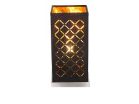 Globo Lampka stołowa CLARKE 1xE14 40W czarno-złota