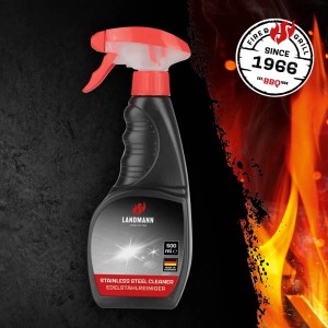 Landmann środek do czyszczenia stali nierdzewnej 500ml do czyszczenia grilla. Czyści i chroni stal nierdzewną.