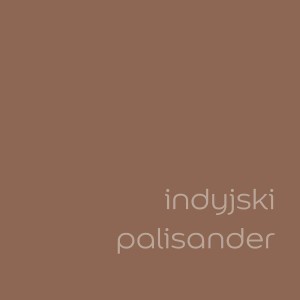 Próbka koloru farby do ścian t.b.t. w odcieniu indyjskiego palisandru – idealna do kolorowych ścian.