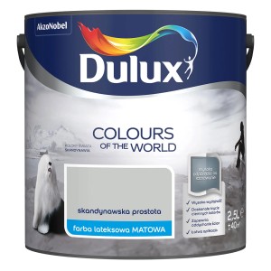 Puszka z farbą Dulux, kolor Skandynawska Prostota, do ścian.