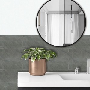 Mozaika ścienna samoprzylepna płytka Szara 29,5x29,8