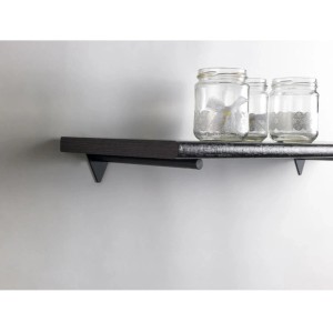 Agas Wspornik do półki Smart czarny 177 mm