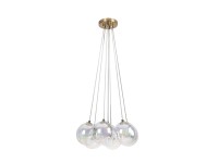 Rabalux Lampa wisząca Rosehip kule 7x25W G9 szampańska