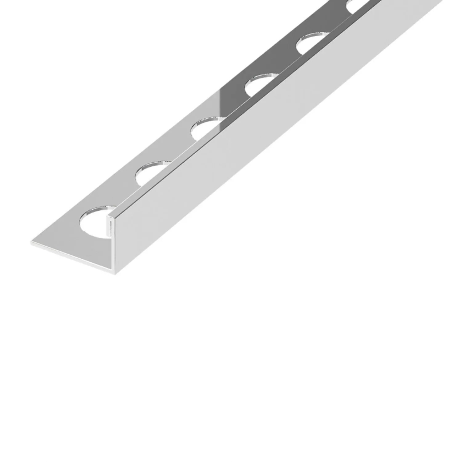 Eviso Listwa wykończeniowa L srebrny połysk 12,5 x 2700 mm