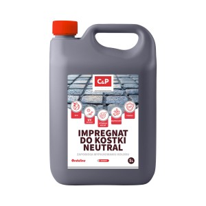 Kanister z impregnatem do kostki brukowej, neutralny, 5L.