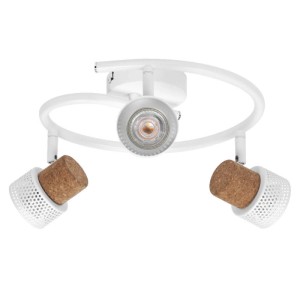 OSRAM Lampa sufitowa DECOR SPOT CORK SP 3xGU10 3x3.4W biała