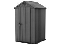 Domek ogrodowy Darwin 4 x 4 antracytowy - 126 x 117 cm, wys. 205 cm