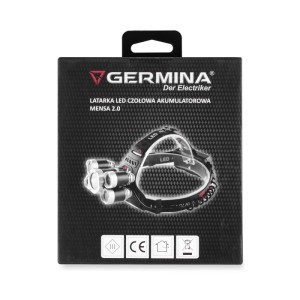 Germina Latarka LED czołowa akumulatorowa MENSA 2.0 5500K 200lm