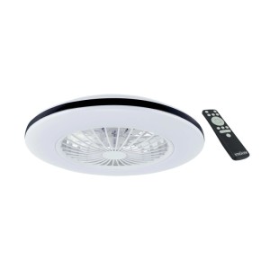 Struhm Lampowentylator LED HALNY pilot 48W CCT 2400lm śr. 48,5cm biało-czarny