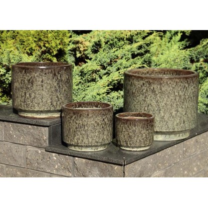 Donica Avignon kamienna zielona - 33 x 35 cm