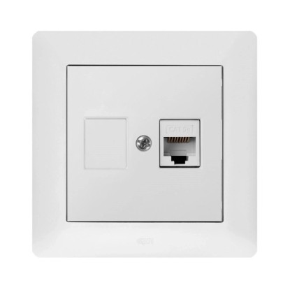 Elektro-Plast Gniazdo Astoria RJ45 komputerowe białe