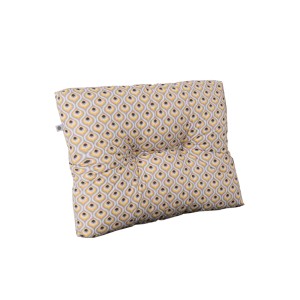 Dekoracyjna poduszka ogrodowa we wzory, idealna do mebli ogrodowych.