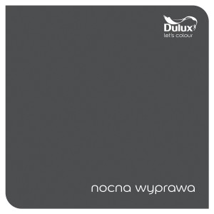 Ciemnoszara farba do łazienek Dulux, odcień "Nocna Wyprawa" (Nocna wyprawa).
