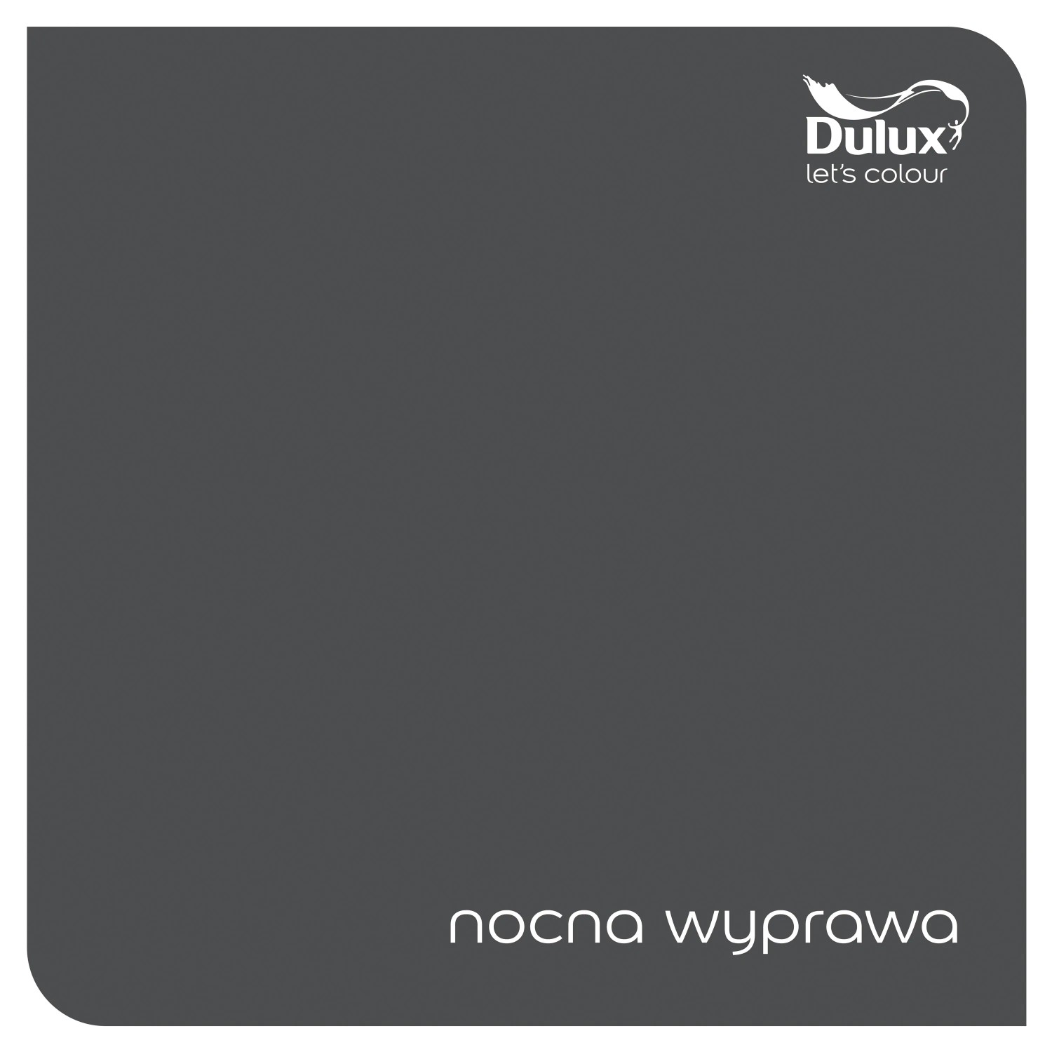 Ciemnoszara farba do łazienek Dulux, odcień "Nocna Wyprawa" (Nocna wyprawa).