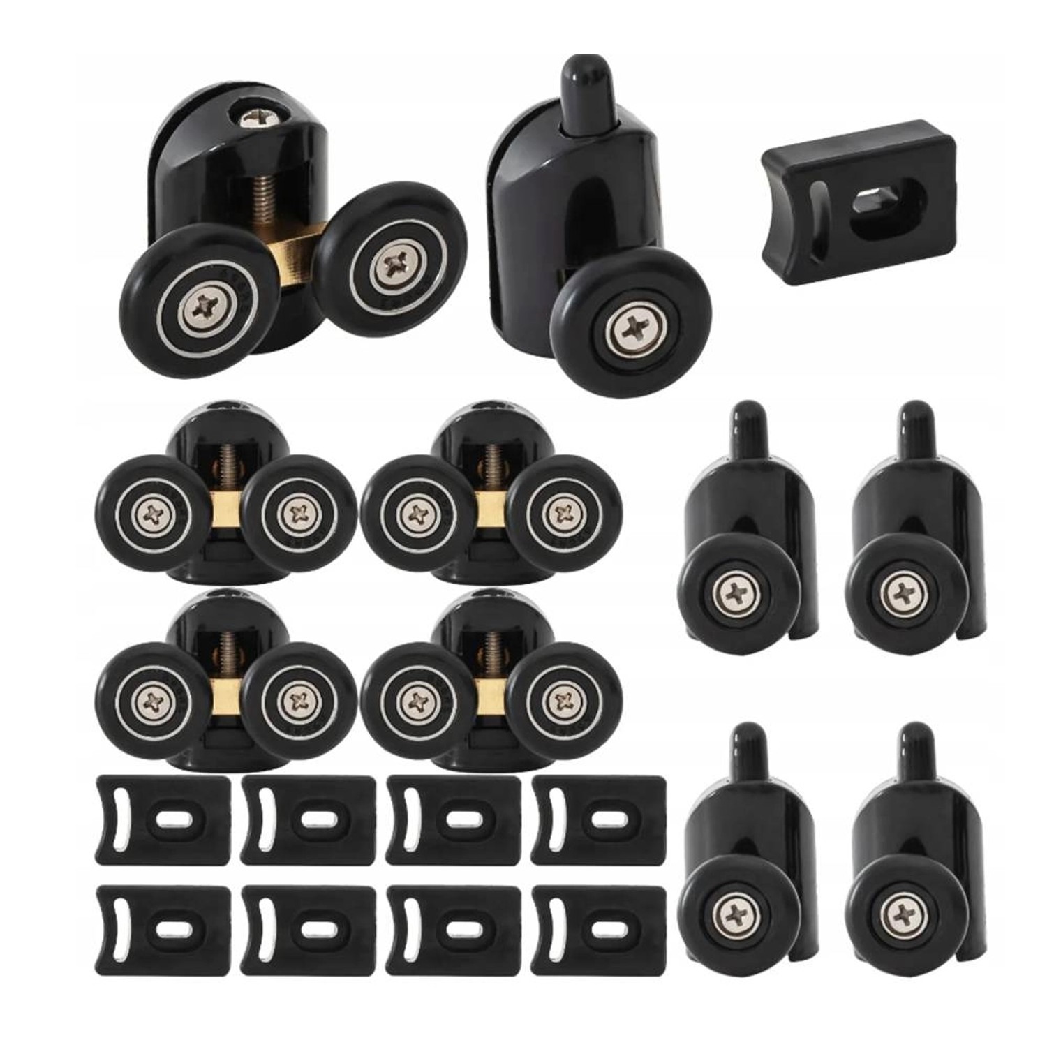 EVG Komplet rolek do kabiny 23 mm 8 szt.