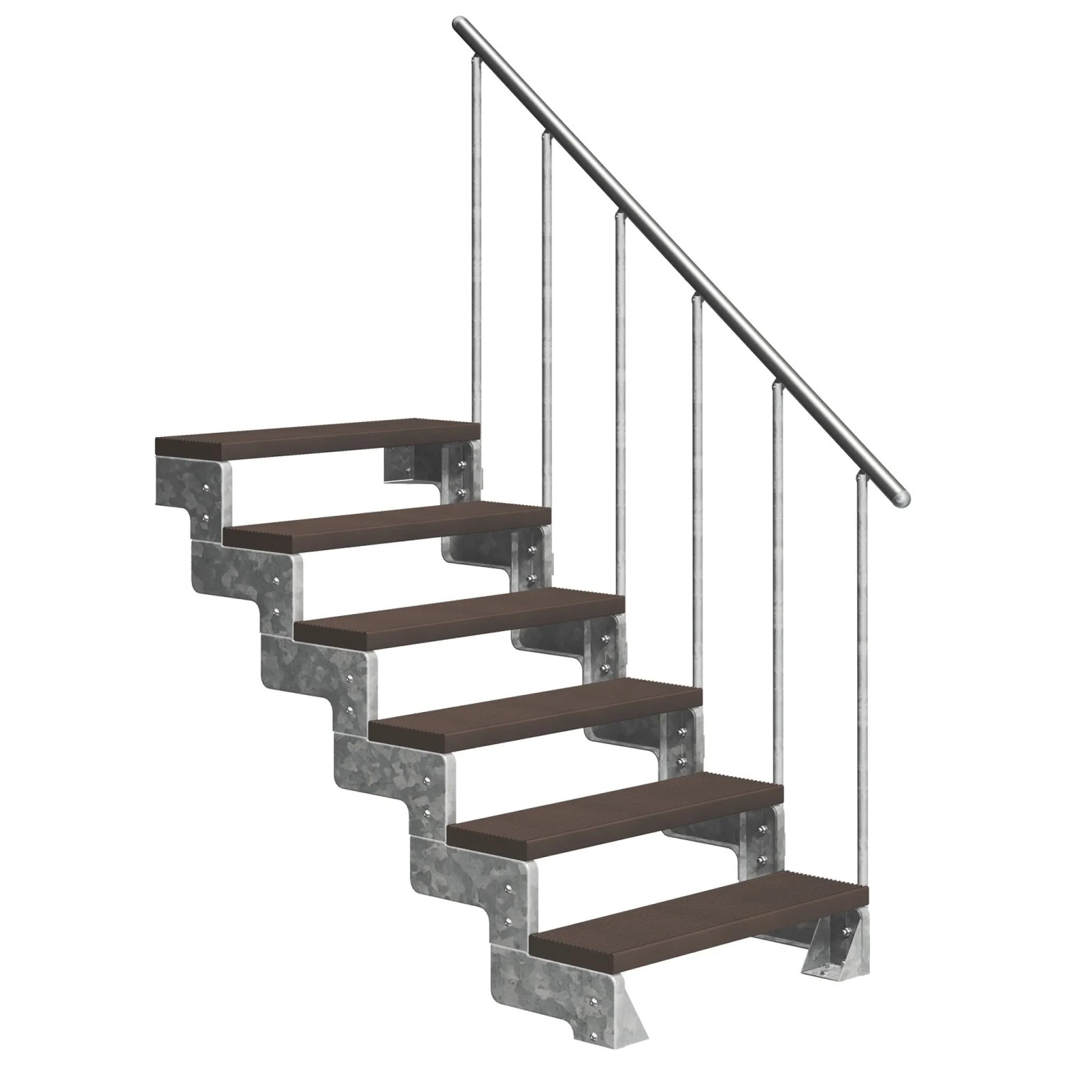 Dolle Schody zewnętrzne Garden Trimax Ciemny brąz 80 cm 6 stopni