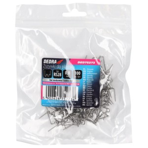 Dedra Zszywki do plastiku typ RS28 gr. 0,8 mm - 100 szt.