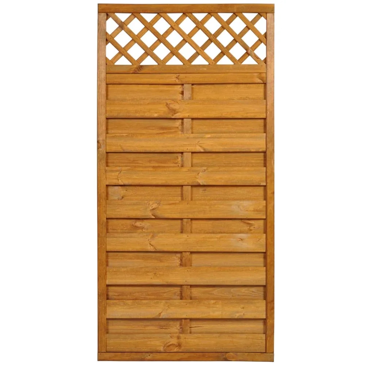 Sobex Płot ażurowy Nole 90 x 180 cm złoty dąb