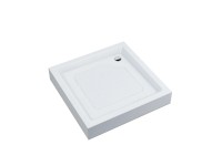 Schedpol Brodzik kwadratowy Billig 80 biały 80x80x16 Schedpol Brodzik kwadratowy Billig 80 biały 80x80x16