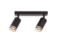 MiLAGRO Listwa Spot Pipe Ring 2xGU10 10W czarna