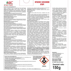 Zdjęcie produktu t.b.t. do zwalczania myszy i szczurów, kategoria: Trucizna na myszy.