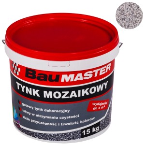 Wiadro BauMaster Tynk Mozaikowy, dekoracyjny tynk do wnętrz i na zewnątrz.