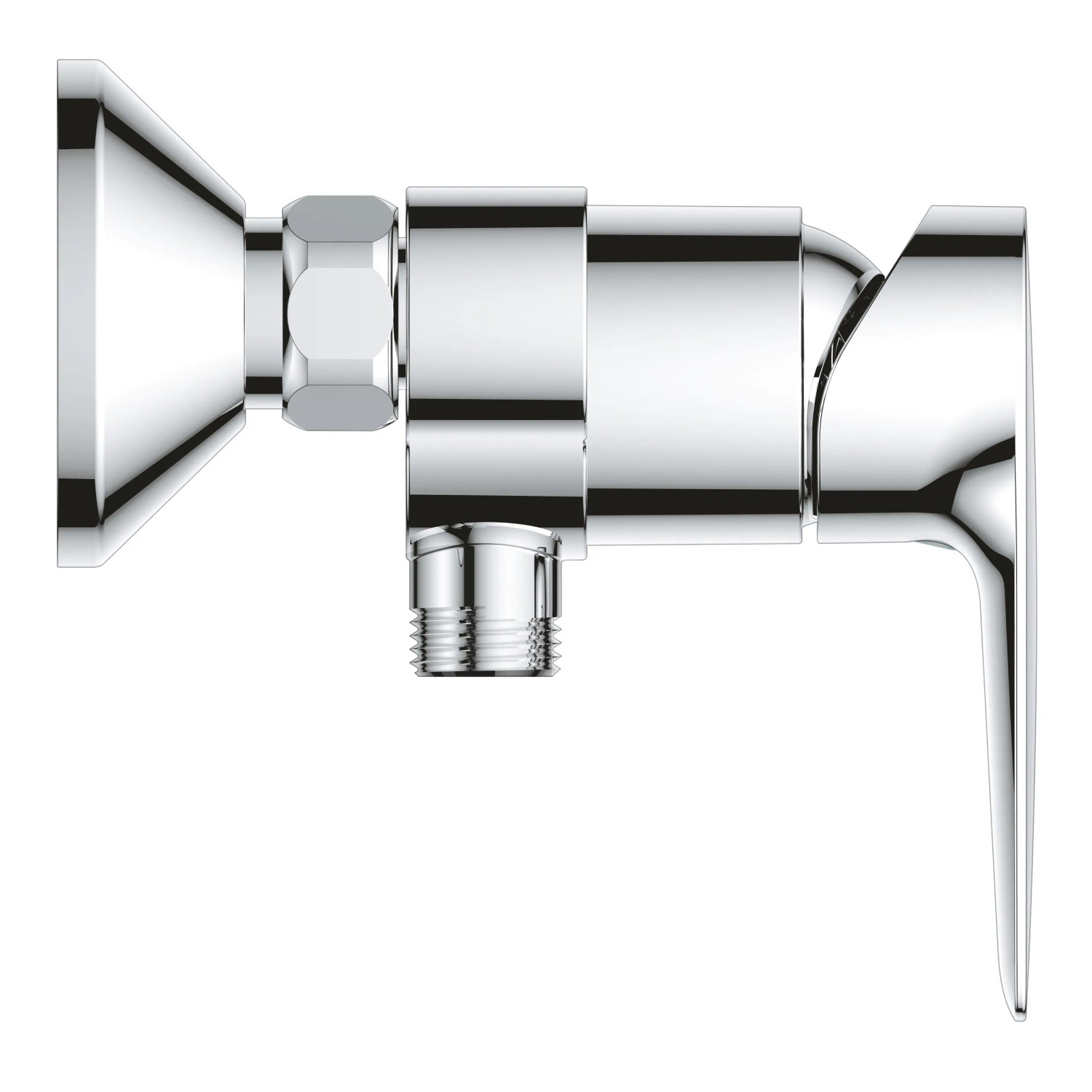 Bateria prysznicowa Grohe QuickFix Start Edge do montażu ściennego, chrom.