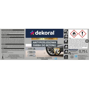 Dekoral Antypoślizgowa Farba do Betonu, puszka 0,75L.