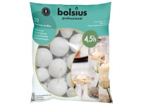 Świece białe pływające -  20 szt.