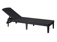 Leżanka składana JAIPUR grafitowa