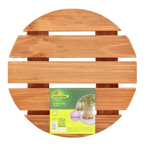 Podstawka drewniana na kółkach - śr. 40 cm