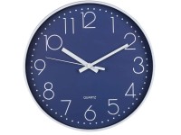 Zegar Blue 30 cm niebiesko-biały