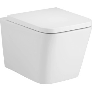 Miska wisząca WC t.b.t. w kolorze białym, nowoczesny design do Twojej łazienki.