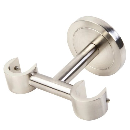 Karnisz FUSION wspornik podwójny sufitowy efekt stali