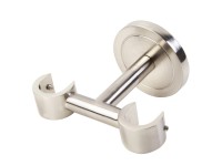 Karnisz FUSION wspornik podwójny sufitowy efekt stali