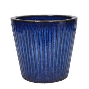 Donica Stripes jasny błekit - 20x18 cm