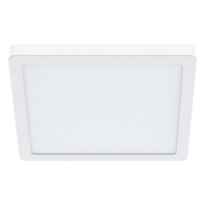 Kwadratowa, biała lampa sufitowa LED Plafony.