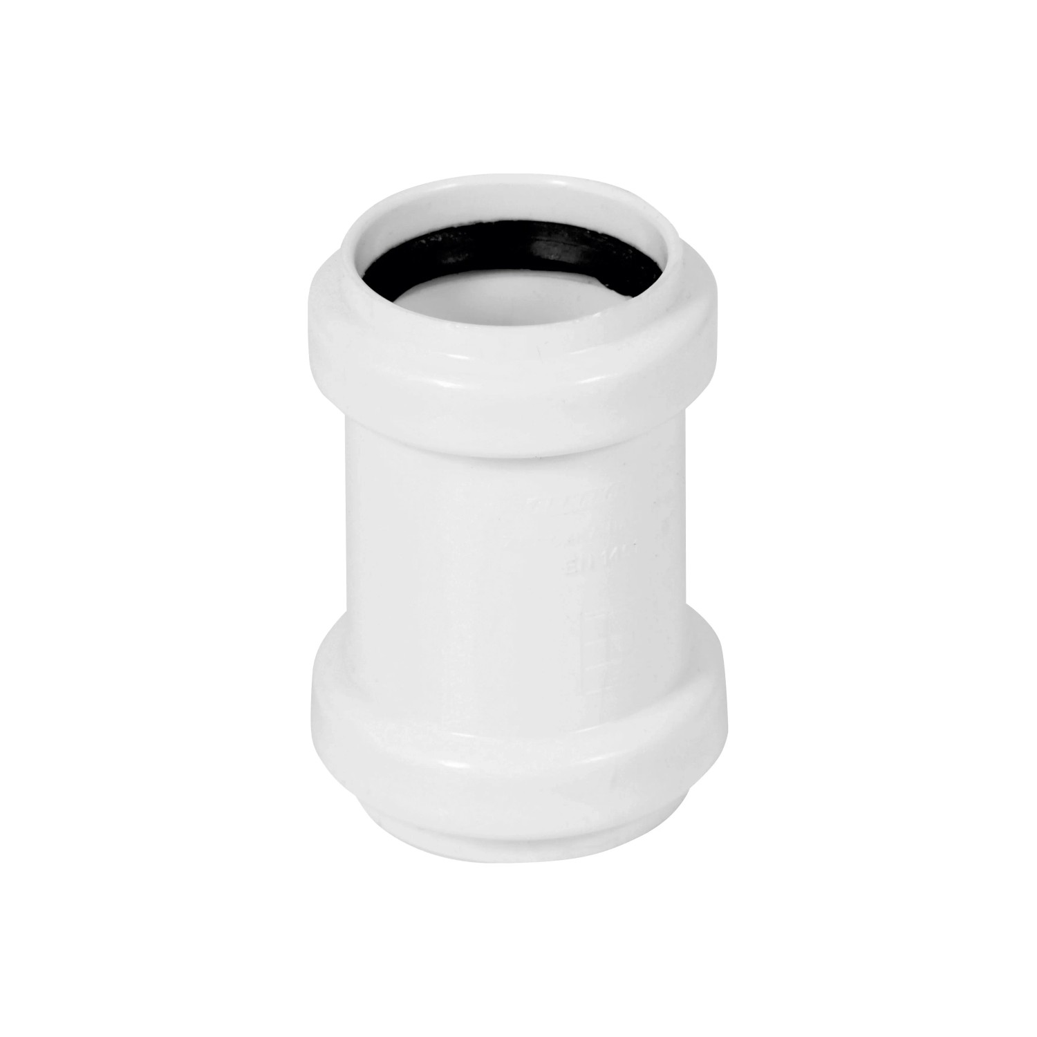 Tycner Złączka kanalizacyjna nasuwna 40 mm biała