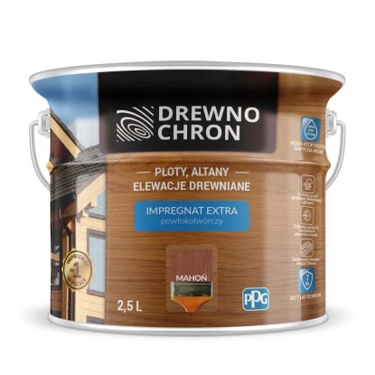 Drewnochron Impregnat Extra powłokotwórczy mahoń - 2,5L