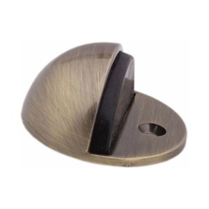 t.b.t. Odbojnik do drzwi w kolorze brązu, półokrągły kształt.