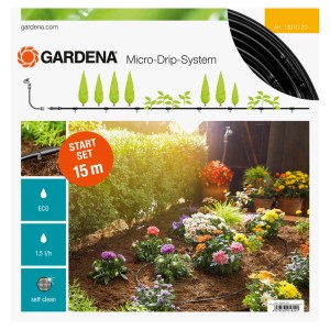 Gardena Micro-Drip-System Start Set Rzędy roślin S do nawadniania rzędów roślin.