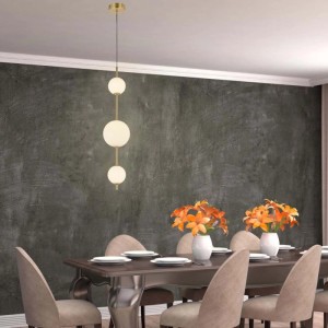 Light Prestige Lampa wisząca LED DORADO 3 10W CCT 1044lm pionowa złota