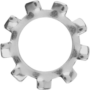 LUX-TOOLS Podkładka zębata koronkowa ocynkowana 4,3mm 40szt.